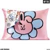 imageKitsch x Bridgerton Satin Pillowcase with Zipper for Hair Skin Softer Than Silk Pillow Cases WrinkleFree Cooling Satin Pillow Covers Bridgerton  Toile De Blue Standard Size 19quotx26quotBt21  Cooky