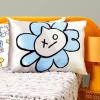 imageKitsch x Bridgerton Satin Pillowcase with Zipper for Hair Skin Softer Than Silk Pillow Cases WrinkleFree Cooling Satin Pillow Covers Bridgerton  Toile De Blue Standard Size 19quotx26quotBt21  Van