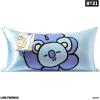 imageKitsch x Bridgerton Satin Pillowcase with Zipper for Hair Skin Softer Than Silk Pillow Cases WrinkleFree Cooling Satin Pillow Covers Bridgerton  Toile De Blue Standard Size 19quotx26quotBt21  Koya