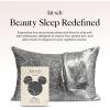 imageKitsch x Bridgerton Satin Pillowcase with Zipper for Hair Skin Softer Than Silk Pillow Cases WrinkleFree Cooling Satin Pillow Covers Bridgerton  Toile De Blue Standard Size 19quotx26quotDisney  Mickey Maze