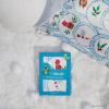 imageKitsch x Bridgerton Satin Pillowcase with Zipper for Hair Skin Softer Than Silk Pillow Cases WrinkleFree Cooling Satin Pillow Covers Bridgerton  Toile De Blue Standard Size 19quotx26quotElf  North Pole