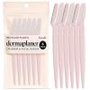 imageKitsch Dermaplane Razor for Women Face  Face Razors for Women ampamp Men Eyebrow Trimmer ampamp Face Shaver  Exfoliating Facial Razor ampamp Skin Care Tool for Smoother Skin  Black 6 pcsBlush