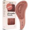 imageKitsch Detangler Brush  Gentle Curly Hair Brush with Flexible Bristles for All Hair Types  Wet or Dry  Detangling Hair Brushes for Women ampamp Men Adults ampamp Kids  BlackTerracotta