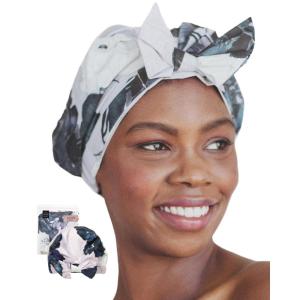 imageKitsch Luxury Shower Caps for Women Reusable Waterproof  Large Shower Cap for Women Nonslip Quickdry Hair Cap for Long and Short Hair Comfortable and Stylish Design  Blush DotFloral