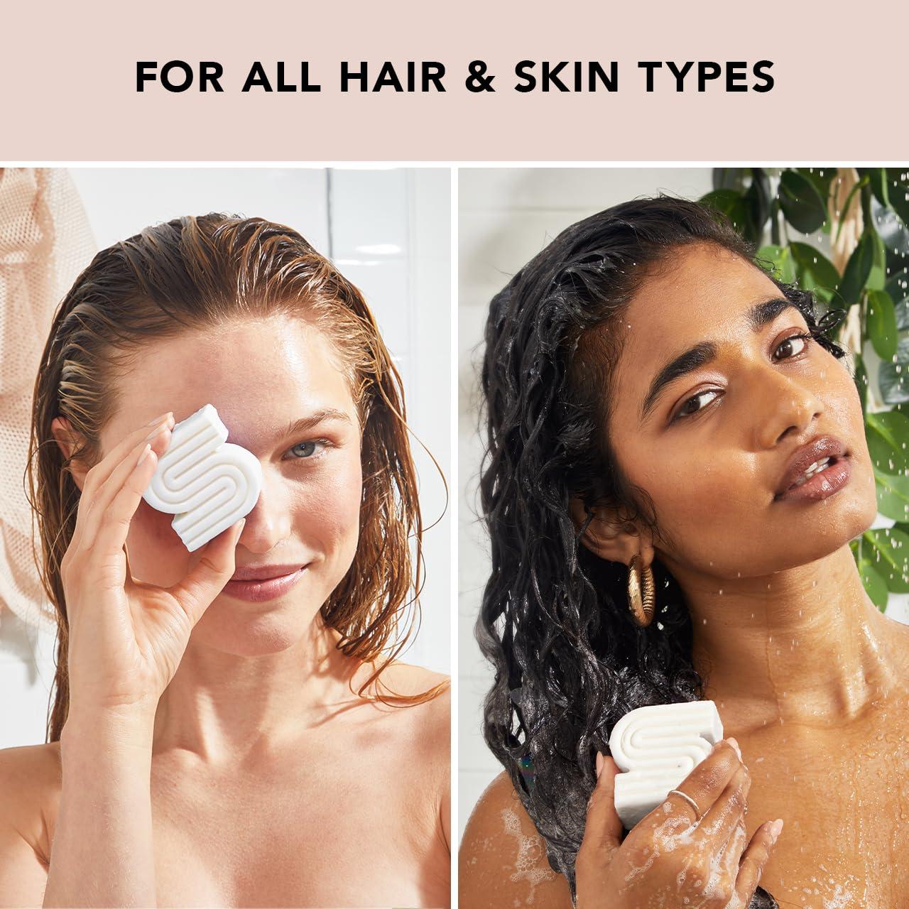imageKitsch 2in1 Shampoo Bar and Body Wash  Ultra Sensitive Vegan ampamp Natural 5Ingredient Formula Bar Soap for Hair ampamp Body  ScentFree ParabenFree  For Sensitive Scalp ampamp Skin  32 oz