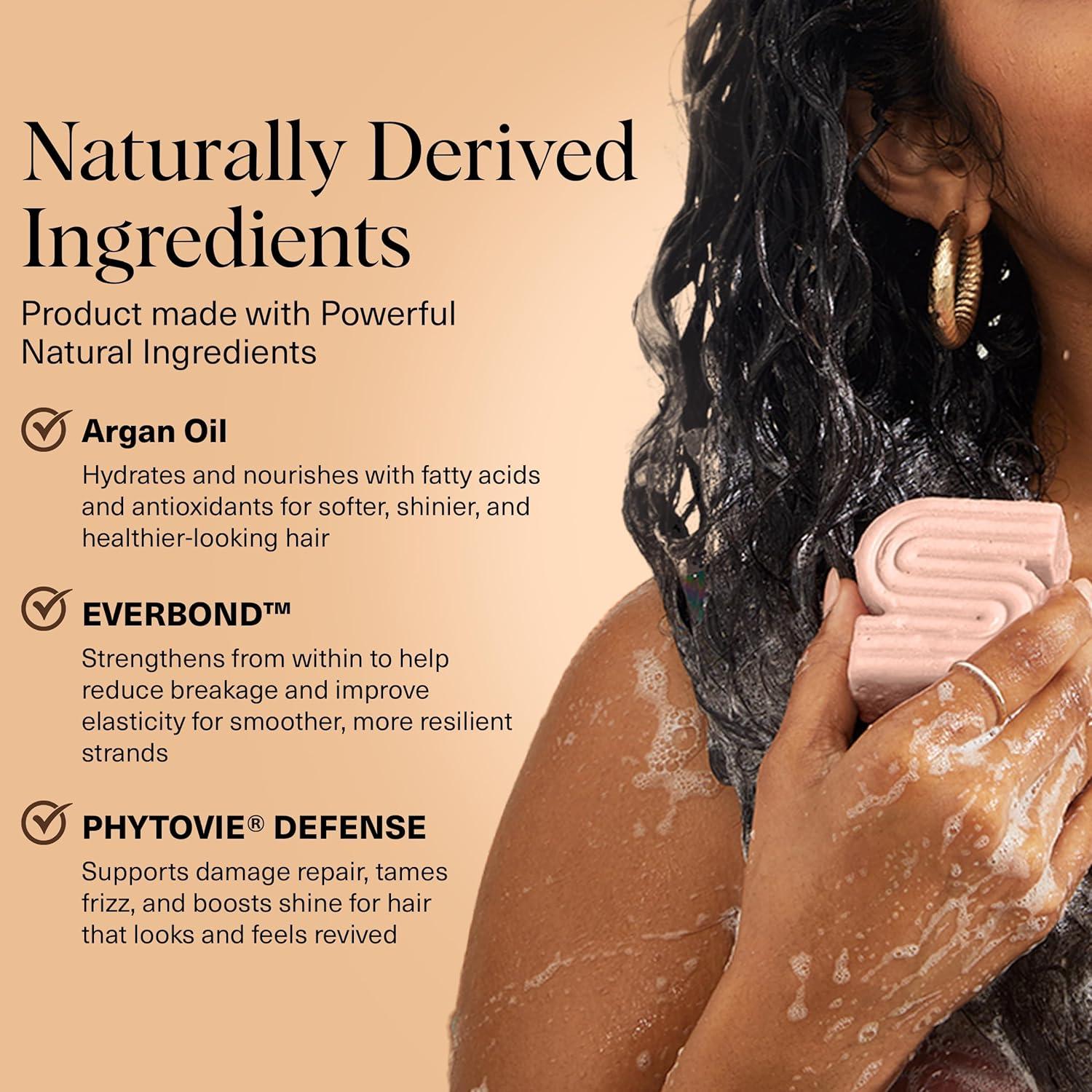 imageKitsch Argan Oil Shampoo Bar  Repairing Hair Shampoo for Men ampamp Women  Strengthening Nourishing Hair Care Reduce Breakage ampamp Boost Elasticity  Silicone Paraben ampamp Sulfate Free Made in USA  32 oz
