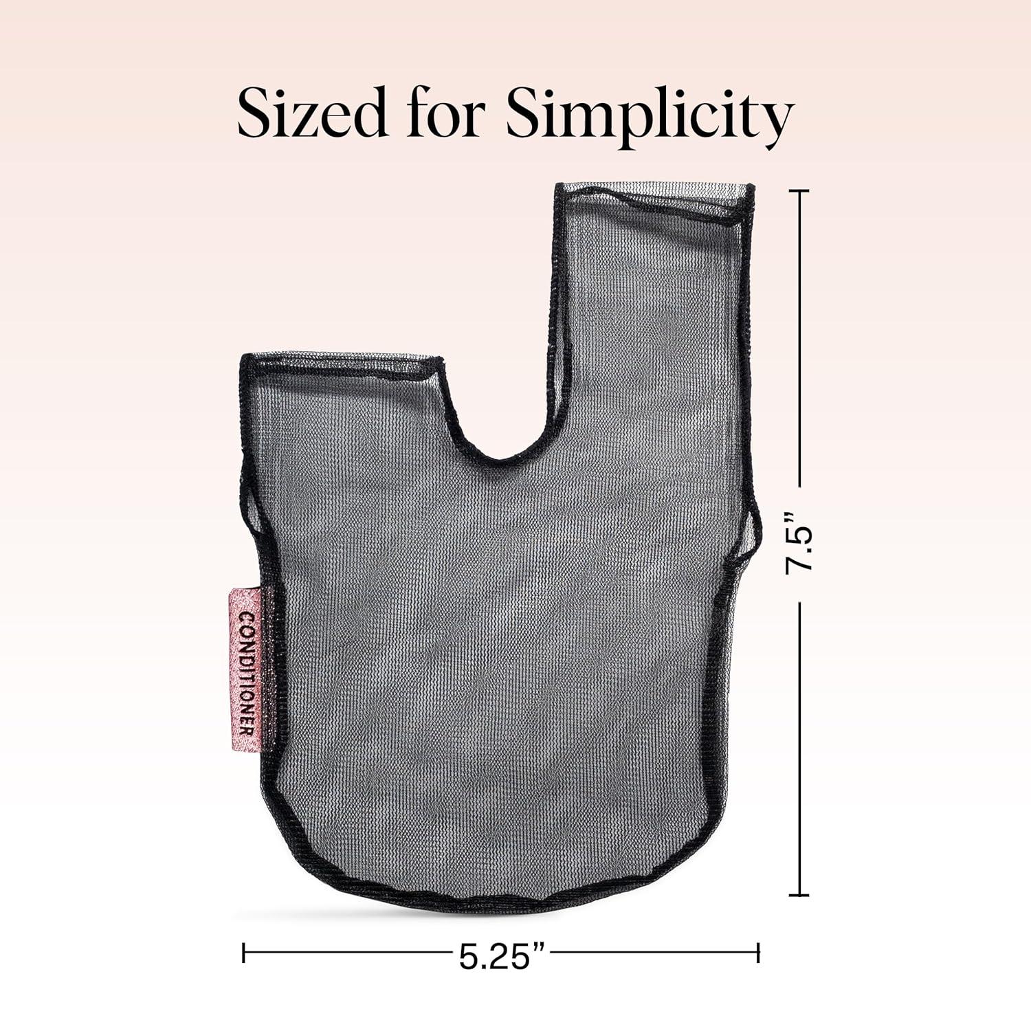 imageKitsch Bar Soap Saver Bag  Patented Mesh Bag Soap Holder for Shampoo and Conditioner Bars  Extends Use ampamp Prevents Soggy Mess  Recycled Mesh Beauty Pouch EcoFriendly  BlackBlack
