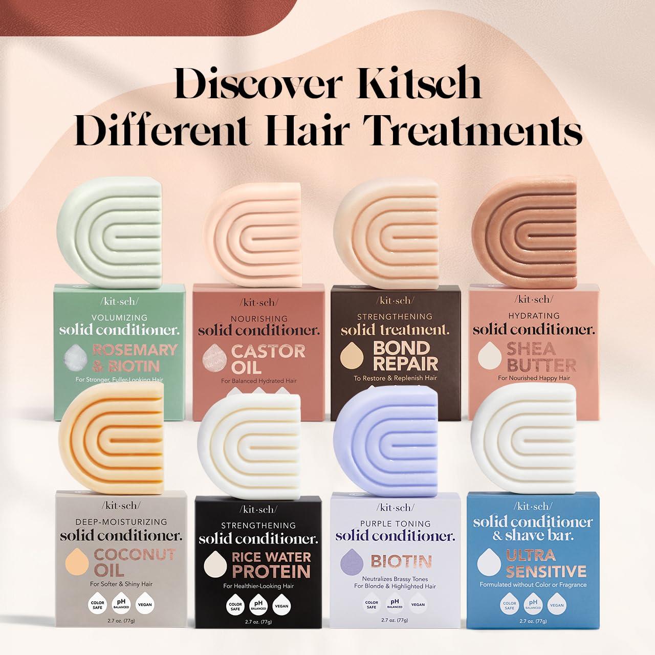 imageKitsch Bond Repair Hair Mask  Strengthening Bond Repair Hair Treatment to Restore and Replenish  Hair Mask for Damaged Hair ampamp Dry  Solid Hair Care for All Hair Types  Made in USA  27 oz