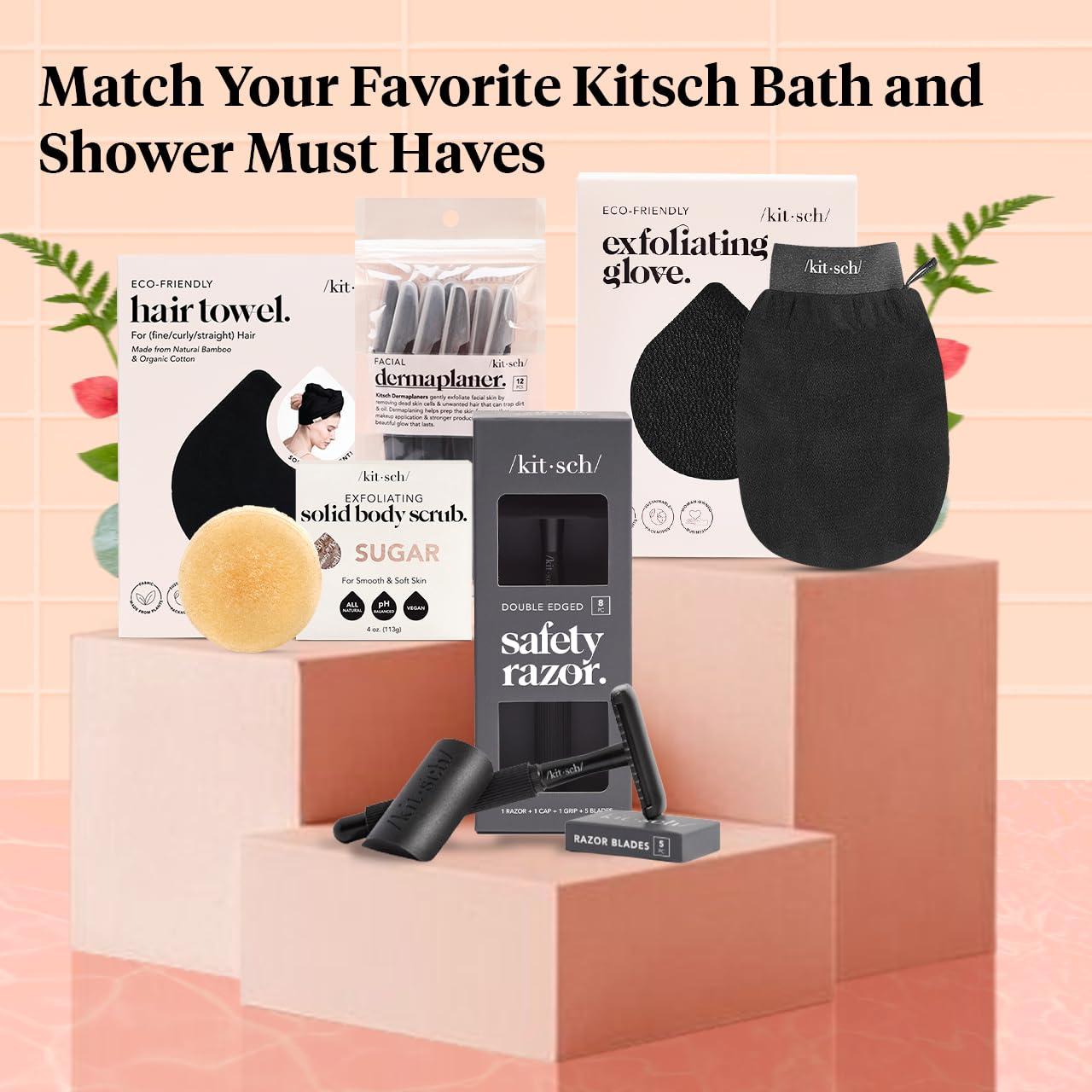 imageKitsch Exfoliating Glove  Korean Exfoliating Mitt ampamp Deep Exfoliating Body Scrubber for Shower Bath  Body Exfoliator Dead Skin Remover  Skin Care for Smooth Renewed Skin  1pc LeopardBlack