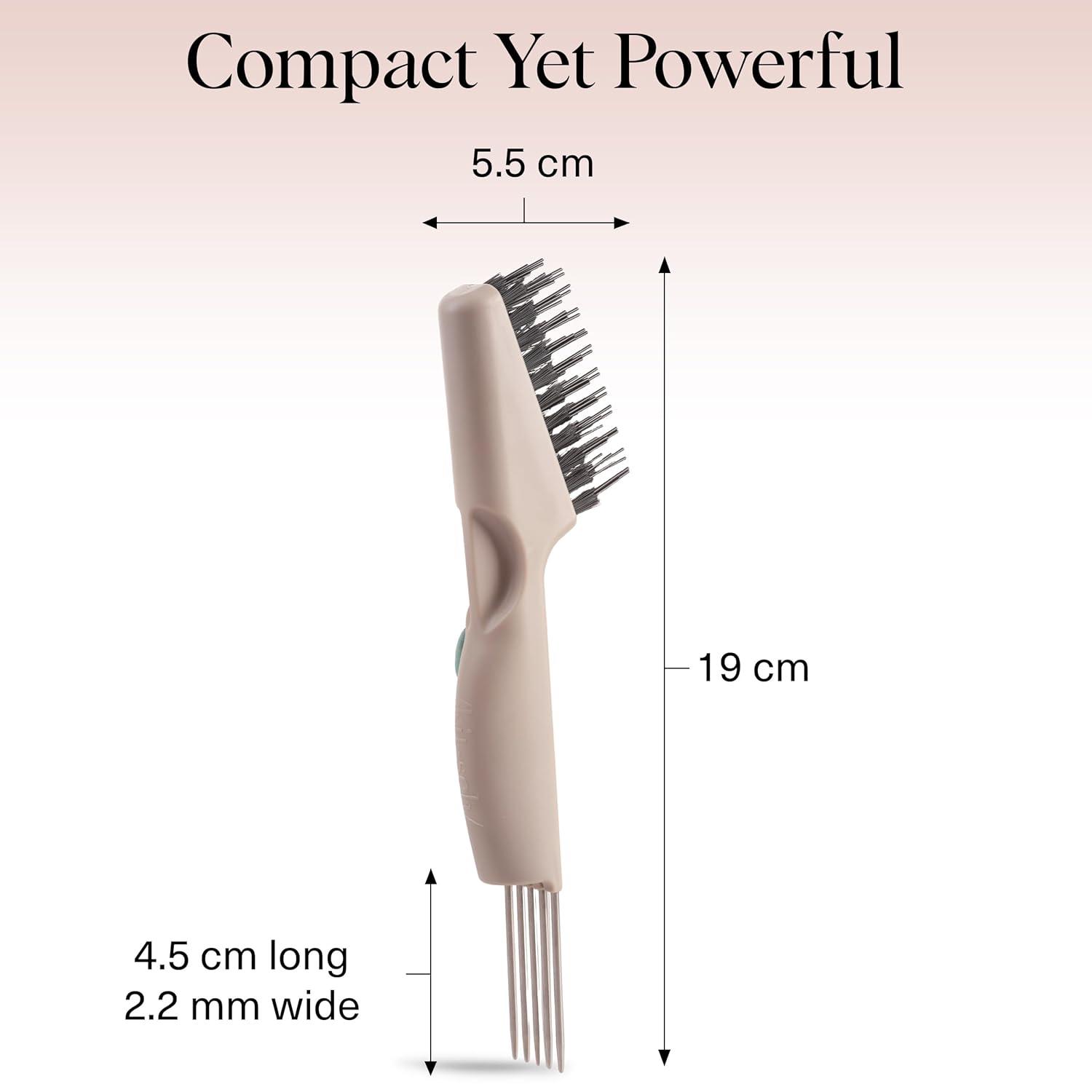 imageKitsch Hair Brush Cleaner Tool  DoubleSided 2in1 Brush Cleaner for Hair Brushes ampamp Combs  EcoFriendly Cleaning Tool with Pick ampamp Bristles  Hair Stylist Essentials