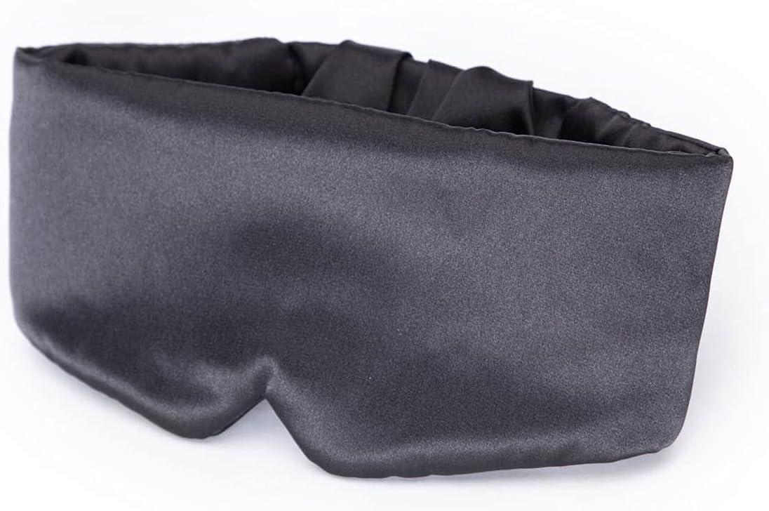 imageKitsch ampamp Disney Satin Sleep Mask  Eye Mask for Sleep Softer Than Silk Satin Sleeping Mask Blindfold and Sleep Masks for Women and Men Eye Care Travel Essentials  Princess PartyCharcoal