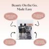imageKitsch 11 PCS Travel Bottles for Toiletries  Travel Essentials Kit for Shampoo Conditioner Lotion ampamp More  TSA Approved Travel Bottles LeakProof Refillable Travel Size Containers  Black ampamp IvoryBlack Tie Dye