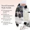 imageKitsch 11 PCS Travel Bottles for Toiletries  Travel Essentials Kit for Shampoo Conditioner Lotion ampamp More  TSA Approved Travel Bottles LeakProof Refillable Travel Size Containers  Black ampamp IvoryBlack Tie Dye
