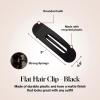 imageKitsch Assorted Hair Claw Clips Recycled Plastic Clips Large Medium and Small Sizes for Styling Thick or Thin Hair Versatile and Sustainable Hair Claws Set of 3 Black and TortoiseBlack  Tortoise Rectangle
