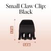 imageKitsch Assorted Hair Claw Clips Recycled Plastic Clips Large Medium and Small Sizes for Styling Thick or Thin Hair Versatile and Sustainable Hair Claws Set of 3 Black and TortoiseBlack  Tortoise Jumbo