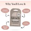 imageKitsch Bar Soap Saver Bag  Patented Mesh Bag Soap Holder for Castor Oil Shampoo Bar with Tag Identifier  Extends Use ampamp Prevents Soggy Mess  Recycled Mesh Beauty Pouch EcoFriendlyRice Water Protein Shampoo Bar Bag