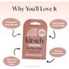 imageKitsch Bar Soap Saver Bag  Patented Mesh Bag Soap Holder for Castor Oil Shampoo Bar with Tag Identifier  Extends Use ampamp Prevents Soggy Mess  Recycled Mesh Beauty Pouch EcoFriendlyCastor Oil Shampoo Bar Bag