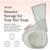 imageKitsch Bar Soap Saver Bag  Patented Mesh Bag Soap Holder for Castor Oil Shampoo Bar with Tag Identifier  Extends Use ampamp Prevents Soggy Mess  Recycled Mesh Beauty Pouch EcoFriendlyRosemary  Biotin Conditioner Bar Bag