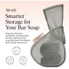 imageKitsch Bar Soap Saver Bag  Patented Mesh Bag Soap Holder for Castor Oil Shampoo Bar with Tag Identifier  Extends Use ampamp Prevents Soggy Mess  Recycled Mesh Beauty Pouch EcoFriendlyRosemary  Biotin Shampoo Bar Bag