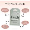 imageKitsch Bar Soap Saver Bag  Patented Mesh Bag Soap Holder for Castor Oil Shampoo Bar with Tag Identifier  Extends Use ampamp Prevents Soggy Mess  Recycled Mesh Beauty Pouch EcoFriendlyRosemary  Biotin Conditioner Bar Bag