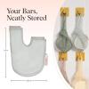 imageKitsch Bar Soap Saver Bag  Patented Mesh Bag Soap Holder for Castor Oil Shampoo Bar with Tag Identifier  Extends Use ampamp Prevents Soggy Mess  Recycled Mesh Beauty Pouch EcoFriendlyRosemary  Biotin Conditioner Bar Bag