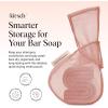 imageKitsch Bar Soap Saver Bag  Patented Mesh Bag Soap Holder for Castor Oil Shampoo Bar with Tag Identifier  Extends Use ampamp Prevents Soggy Mess  Recycled Mesh Beauty Pouch EcoFriendlyCastor Oil Shampoo Bar Bag