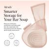 imageKitsch Bar Soap Saver Bag  Patented Mesh Bag Soap Holder for Castor Oil Shampoo Bar with Tag Identifier  Extends Use ampamp Prevents Soggy Mess  Recycled Mesh Beauty Pouch EcoFriendlyCastor Oil Conditioner Bar Bag