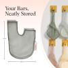 imageKitsch Bar Soap Saver Bag  Patented Mesh Bag Soap Holder for Castor Oil Shampoo Bar with Tag Identifier  Extends Use ampamp Prevents Soggy Mess  Recycled Mesh Beauty Pouch EcoFriendlyRosemary  Biotin Shampoo Bar Bag