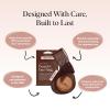 imageKitsch Bar Soap Saver Bag  Patented Mesh Bag Soap Holder for Shampoo and Conditioner Bars  Extends Use ampamp Prevents Soggy Mess  Recycled Mesh Beauty Pouch EcoFriendly  BlackChocolate