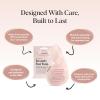 imageKitsch Bar Soap Saver Bag  Patented Mesh Bag Soap Holder for Shampoo and Conditioner Bars  Extends Use ampamp Prevents Soggy Mess  Recycled Mesh Beauty Pouch EcoFriendly  BlackBlush