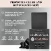 imageKitsch Charcoal Soap Body Wash Bar  Detoxifying Bar Soap with Activated Charcoal  Gently Removes Excess Oil ampamp Impurities Clears Pores Firms ampamp Moisturizes Skin  Made in USA  4 oz