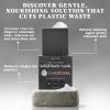 imageKitsch Charcoal Soap Body Wash Bar  Detoxifying Bar Soap with Activated Charcoal  Gently Removes Excess Oil ampamp Impurities Clears Pores Firms ampamp Moisturizes Skin  Made in USA  4 oz