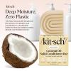 imageKitsch Coconut Oil Conditioner Bar  Hair Conditioner For Women and Men  Deep Moisturizing Nourishes Hydrate ampamp Soften Damaged Dry Hair  Silicone Paraben ampamp Sulfate Free  27 ozCoconut Oil DeepMoisturizing Conditioner Bar
