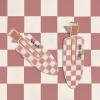 imageKitsch Creaseless Hair Clips for Women  No Crease No Bend Hair Clips for Styling Bangs Makeup Application Face Wash  Recycled Acrylic  Cherry Print  Ideal Gifts for Women 4pcsTerracotta Checkered