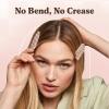 imageKitsch Creaseless Hair Clips for Women  No Crease No Bend Hair Clips for Styling Bangs Makeup Application Face Wash  Recycled Acrylic  Cherry Print  Ideal Gifts for Women 4pcsTerracotta Checkered