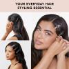 imageKitsch Creaseless Hair Clips for Women No Bend No Crease Styling Clip Elegant Makeup Hair Clips Hairstyling  Gift of Glam 2pcsBlack Terrazzo