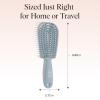 imageKitsch Detangler Brush  Flexible Curly Hair Brush for Women Men ampamp Kids  Detangling Hairbrush with Bendable Frame and UltraSmooth Bristles for Wet or Dry Strands  Soft VioletHaze Blue