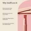 imageKitsch Double Edge Safety Razors for Women and Men Long Metal Handle and Stainless Steel Single Blade Razor with 5 Double Edge Refills for Shaving and Travel Essentials  Terracotta
