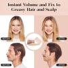imageKitsch Dry Shampoo Powder for Women ampamp Men Dry Shampoo for Dark Hair wRice Protein  Unscented Volumizing No White Cast Non Toxic Non Aerosol Organic Paraben ampamp Benzene Free Travel Size  8gLight