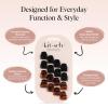imageKitsch EcoFriendly Medium Claw Clips  Cute ampamp Stylish Short Hair Accessories for Women Girls  Ideal Size for Any Hairstyles  Ideal Gifts for Women 2pcs Black ampamp Tortoise16 Count Pack of 1