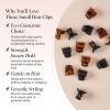 imageKitsch EcoFriendly Medium Claw Clips  Cute ampamp Stylish Short Hair Accessories for Women Girls  Ideal Size for Any Hairstyles  Ideal Gifts for Women 2pcs Black ampamp Tortoise16 Count Pack of 1