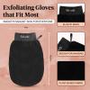 imageKitsch Exfoliating Glove  Korean Exfoliating Mitt ampamp Deep Exfoliating Body Scrubber for Shower Bath  Body Exfoliator Dead Skin Remover  Skin Care for Smooth Renewed Skin  1pc LeopardBlack