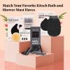 imageKitsch Exfoliating Glove  Korean Exfoliating Mitt ampamp Deep Exfoliating Body Scrubber for Shower Bath  Body Exfoliator Dead Skin Remover  Skin Care for Smooth Renewed Skin  1pc LeopardBlack