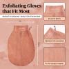 imageKitsch Exfoliating Glove  Korean Exfoliating Mitt ampamp Deep Exfoliating Body Scrubber for Shower Bath  Body Exfoliator Dead Skin Remover  Skin Care for Smooth Renewed Skin  1pc LeopardBlack  Terracotta