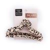 imageKitsch FabricWrapped Claw Clip Medium Open Shape Hair Clips for Women Medium Hair Claw Clips ampamp Jaw Clips Claw Clips for Thick Hair Claw Hair Clips for Girls 1pc Leopard