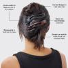 imageKitsch Flat Hair Clips for Women  Strong Hold No Slip Grip Flat Claw Clips For Secure and Comfortable Look  Durable Recycled Plastic Hair Accessories  Ideal Gifts for Women  Black ampamp Tortoise 2pcCurve