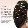 imageKitsch Gold Hair Barrettes For Women  Stylish Durable ampamp Elegant Metal Hair Clips for Women for Everyday or Special Occasions  Cloud ampamp Bubble Design 2pc Set