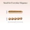 imageKitsch Gold Hair Barrettes For Women  Stylish Durable ampamp Elegant Metal Hair Clips for Women for Everyday or Special Occasions  Cloud ampamp Bubble Design 2pc Set