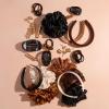 imageKitsch Gold Hair Barrettes For Women  Stylish Durable ampamp Elegant Metal Hair Clips for Women for Everyday or Special Occasions  Cloud ampamp Bubble Design 2pc Set