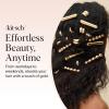imageKitsch Gold Hair Jewelry for Braids  Lightweight Metal Hair Pins for Women  Stackable Gold Hair Accessories for Everyday or Special Occasions  3pc Set